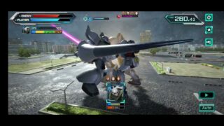 模擬戦～ゲルグクL(ランツィーラー)対ガンダム(ククルスドアンの島)お互いレベル50