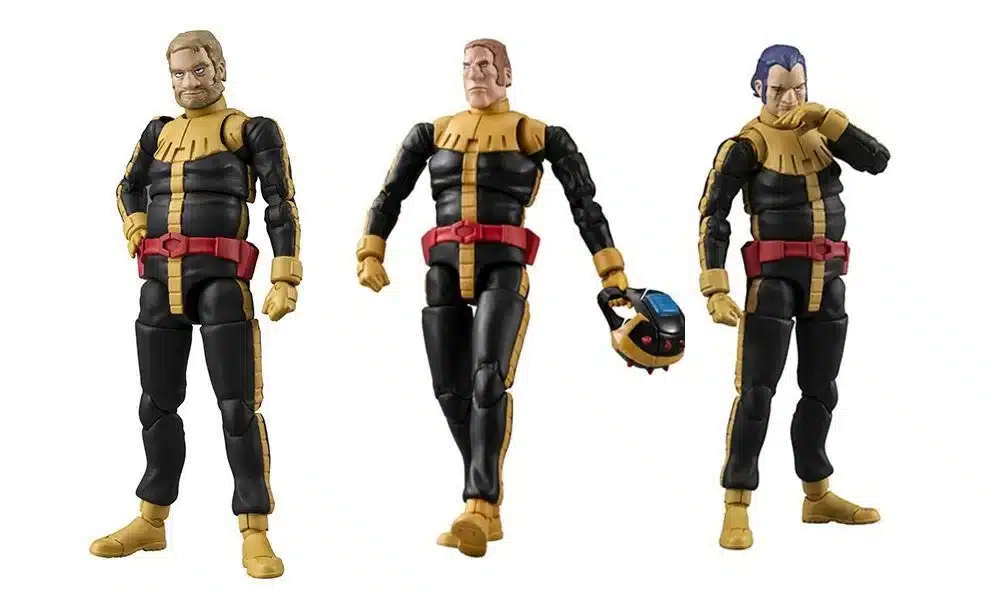 黒い三連星の3体が並ぶ