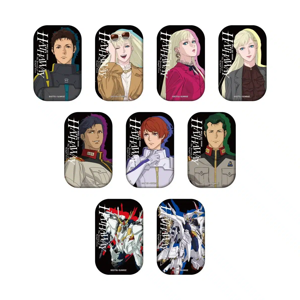 スクエア缶バッジコレクション