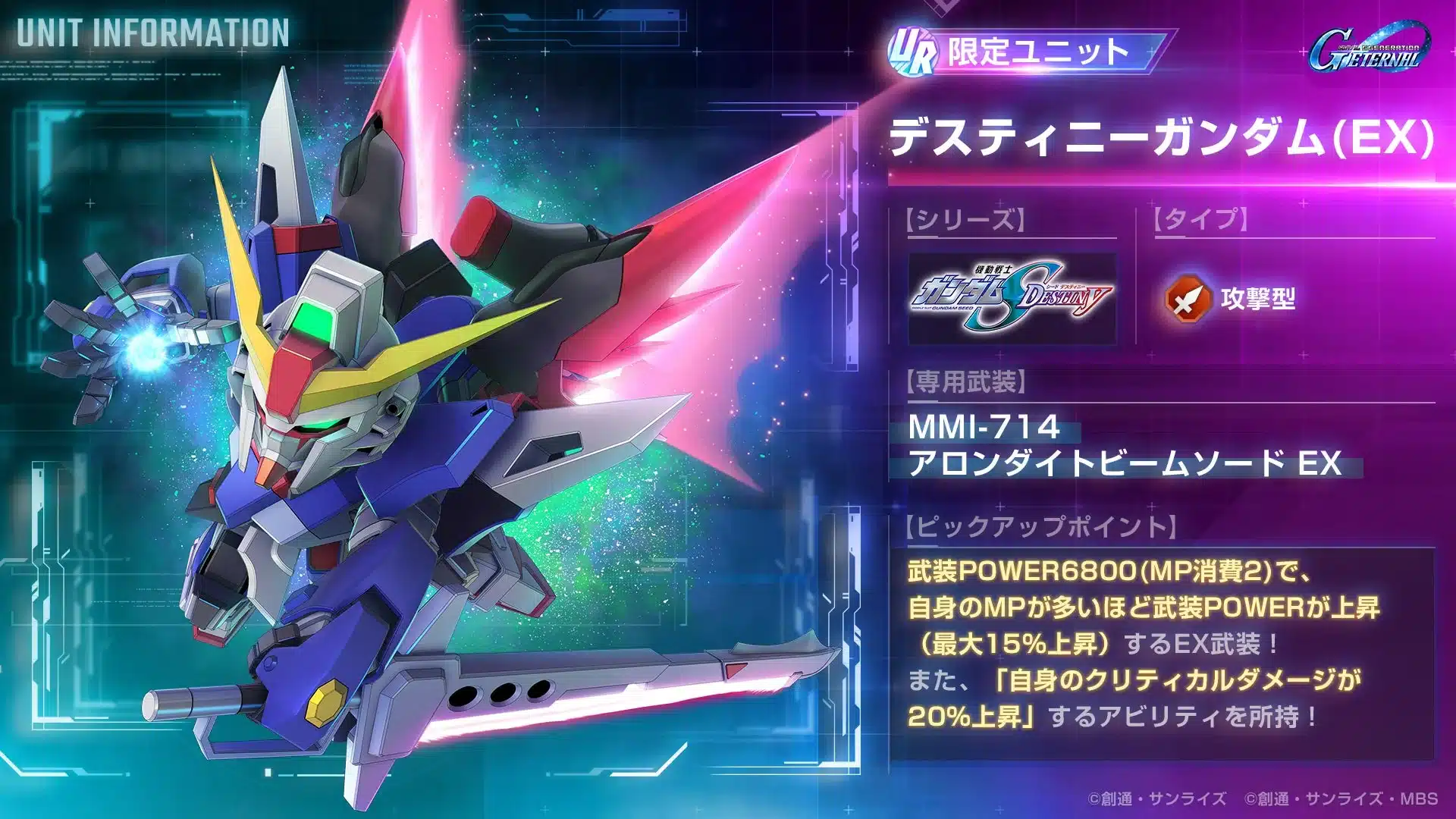 UR デスティニーガンダム(EX)