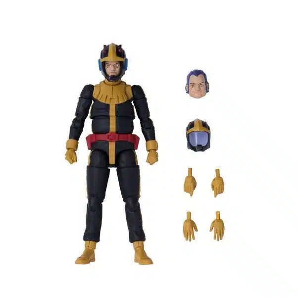 マッシュのフィギュアと交換パーツ