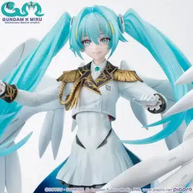 『ガンダム45周年×初音ミク』コラボフィギュアが再販決定！neco氏デザイン「ウイングガンダムゼロ EW」モチーフの初音ミクが再び舞い降りる！
