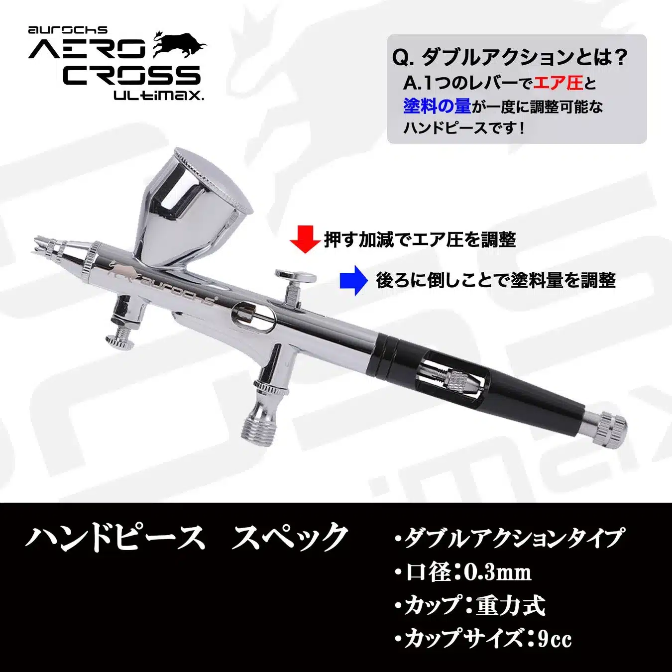 ダブルアクションハンドピースの説明