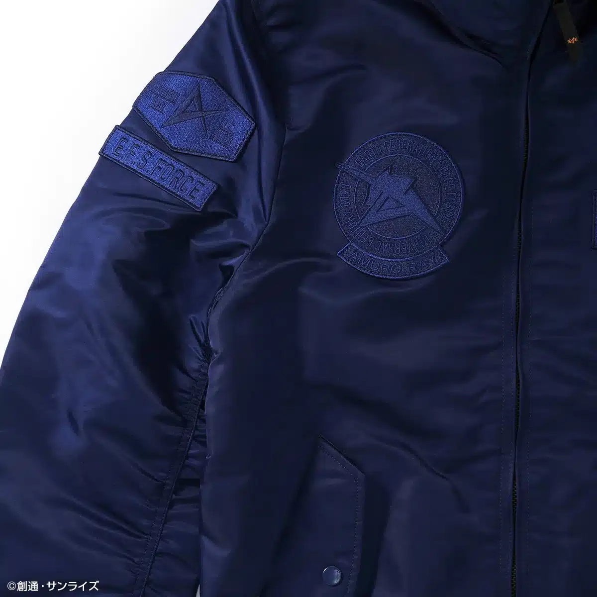 フライトジャケット胸部分