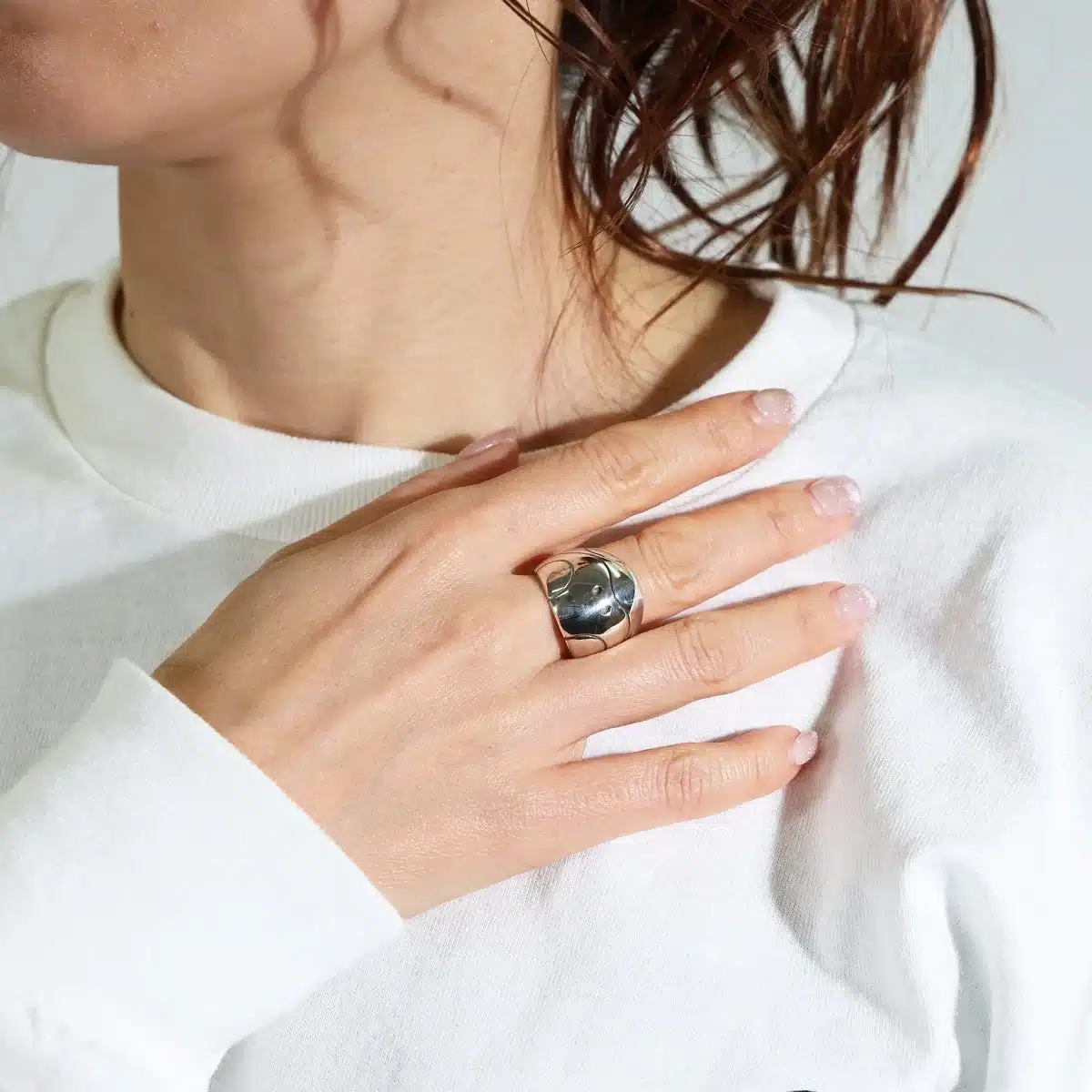 ハロフェイスリング着用イメージ