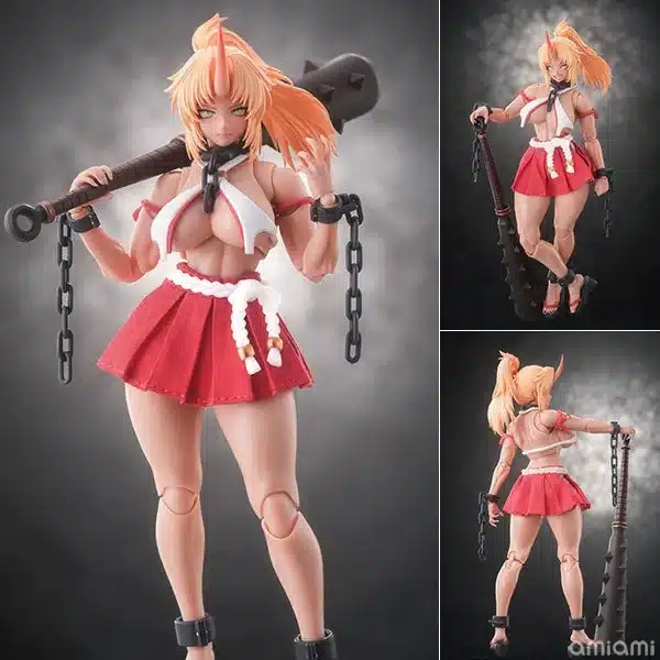 RPGEX-08 鬼巫女 次女・紅葉 1/12スケール 完成品アクションフィギュア