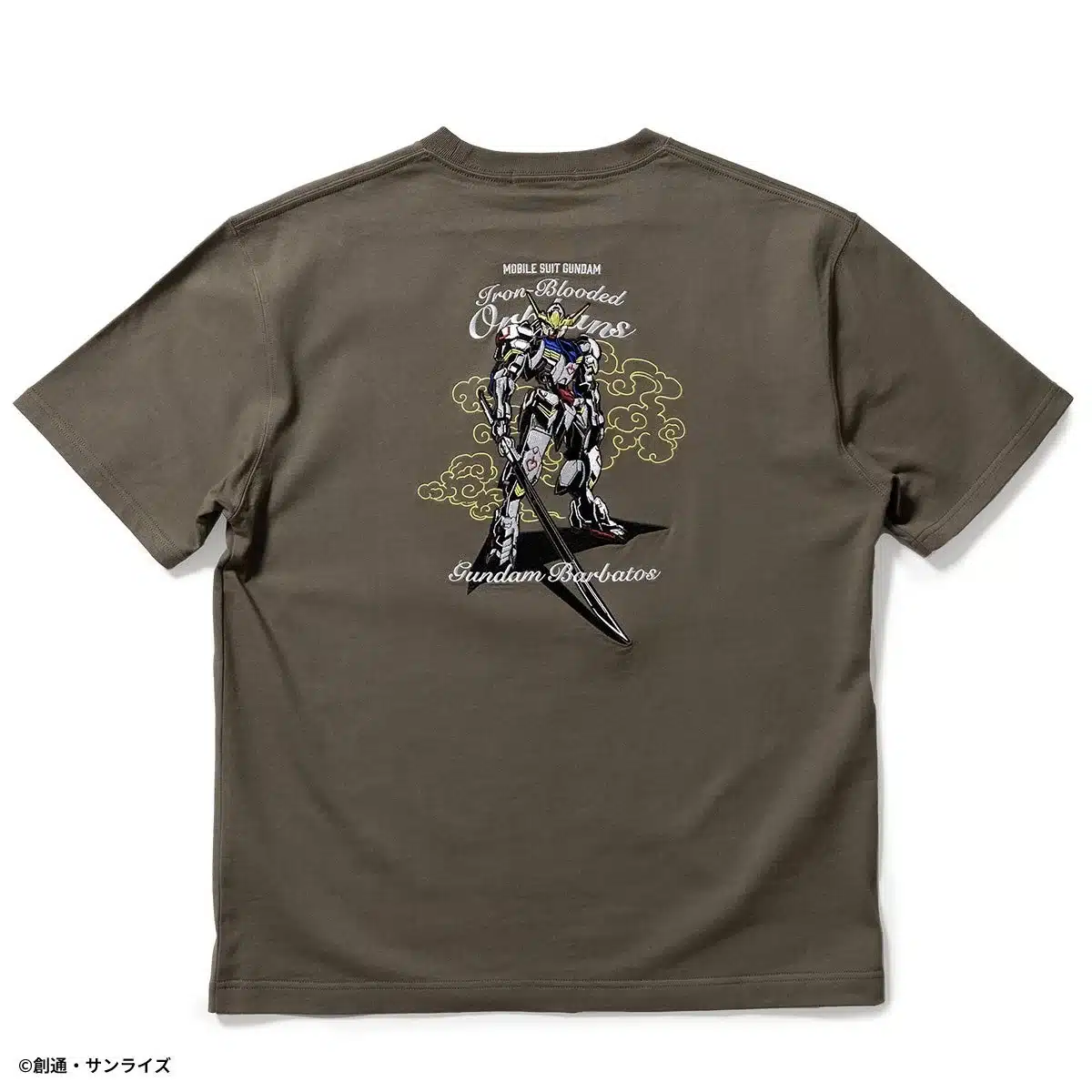 ガンダム・バルバトス刺繍Tシャツ背面