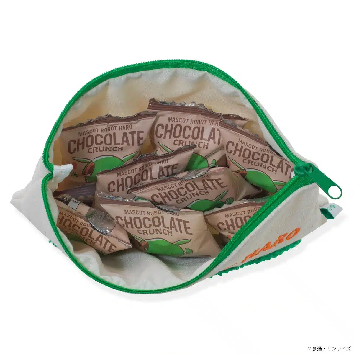 ポーチの中のチョコクランチ