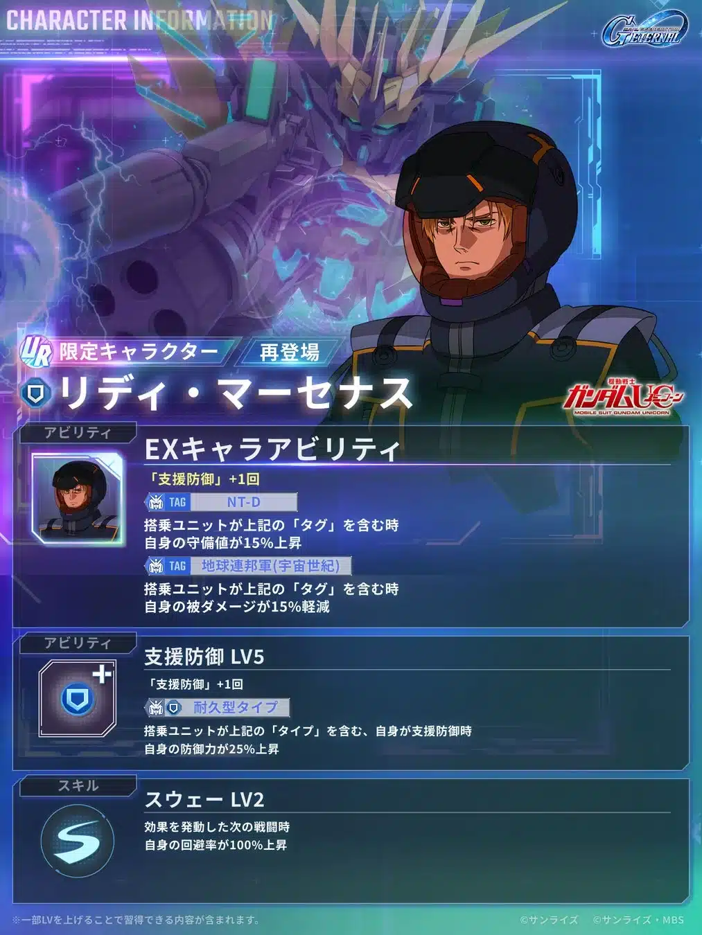 リディ・マーセナスキャラクター情報