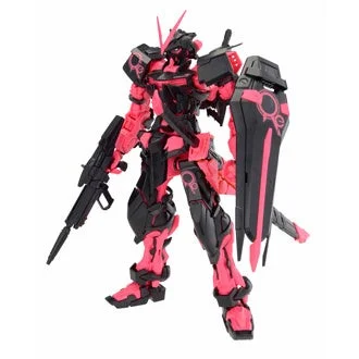 ピンクと黒のガンダムプラモデル