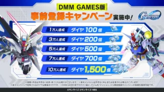 DMM GAMES版事前登録キャンペーン