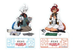 キャンペーン景品 スレッタとミオリネのクリアスタンド