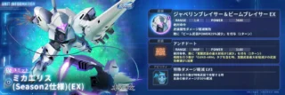 ミカエリスユニット情報