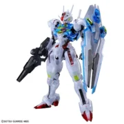 透明な外装が特徴のガンダム・エアリアル（水星の魔女）のプラモデル