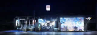 バンダイナムコエンターテインメントブース 会場イメージ（正面）