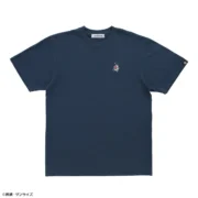ネイビーのTシャツにボールのワンポイント刺繍
