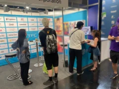 イベント会場のブース