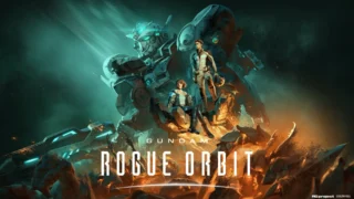 ガンダムとパイロットが描かれたアートワーク