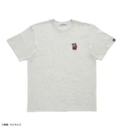 グレーのTシャツにガンキャノンのワンポイント刺繍