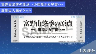 展覧会入館チケットのイメージ画像